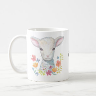 Cute Lamb Coffee & Travel Mugs | Zazzle CA