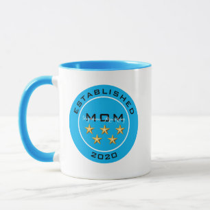 Custom Name Mug, Five Star Mom Mother's Day Gift Mug