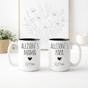 Custom Name Mug Gift for First Time Mom or Grandma