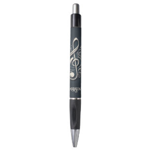 Custom Name Musical Clef Note Pen