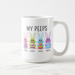 Custom Name My Peeps Easter Coffee Mug