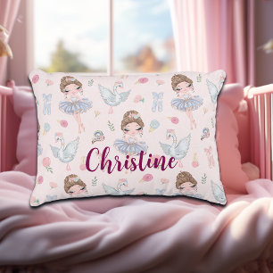 Custom Name My Sweet Ballerina Accent Pillow