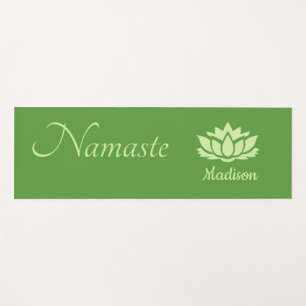 Custom name "Namaste" yoga mat