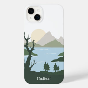 Custom Name Nature Illustration Case-Mate iPhone 14 Plus Case