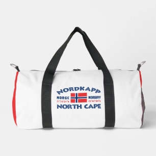 Custom Name Nordkapp Norway Duffle Bag