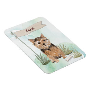 Custom Name Norfolk Terrier Pet Dog Magnet
