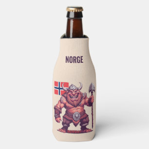 Custom Name Norwegian Troll Bottle Cooler