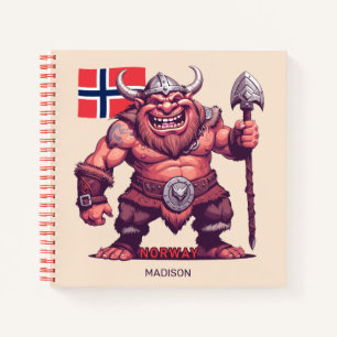 Custom Name Norwegian Troll Notebook