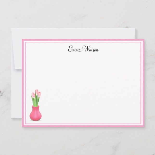 Custom Name Note Card (Front)
