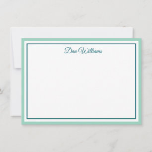 Custom Name Note Card