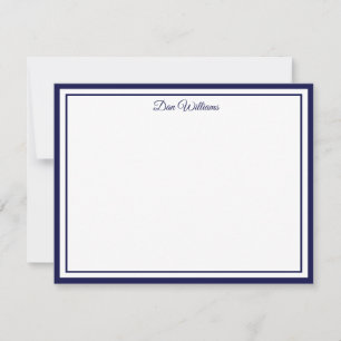 Custom Name Note Card