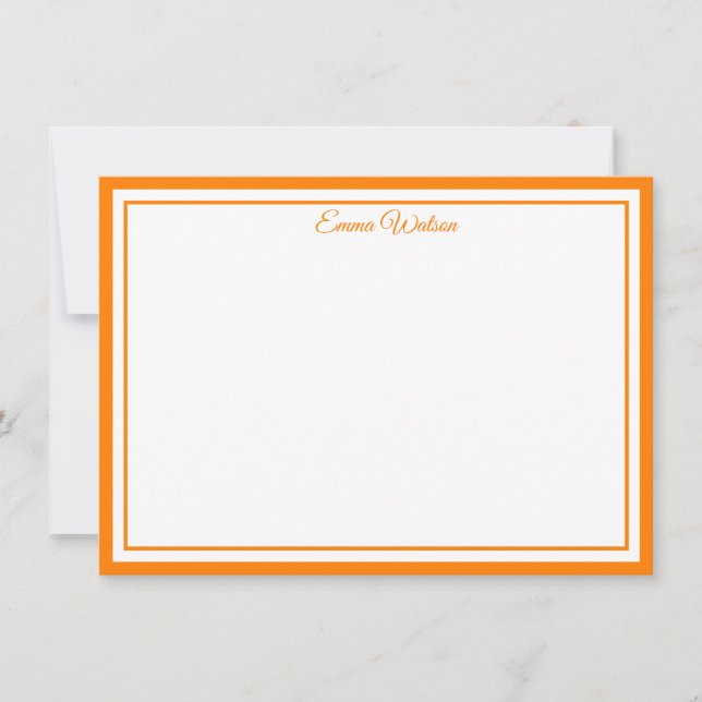 Custom Name Note Card (Front)