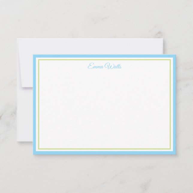Custom Name Note Card (Front)