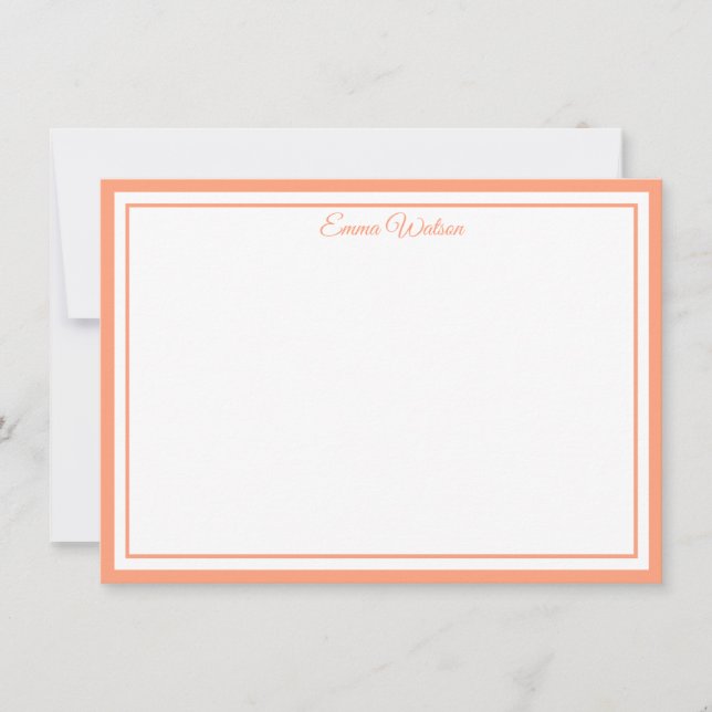 Custom Name Note Card (Front)