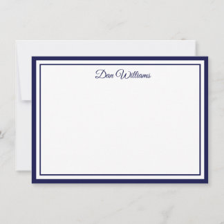 Custom Name Note Card