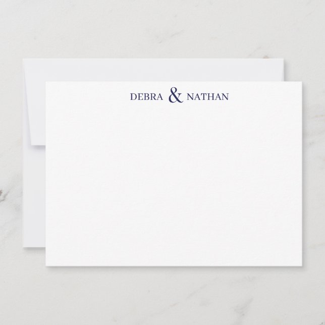Custom Name Note Card (Front)