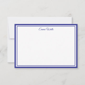 Custom Name Note Card