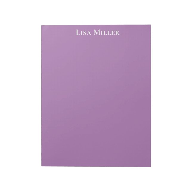 Custom Name Notepad (Rotated)