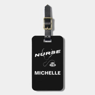 Custom Name Nurse Luggage Tag