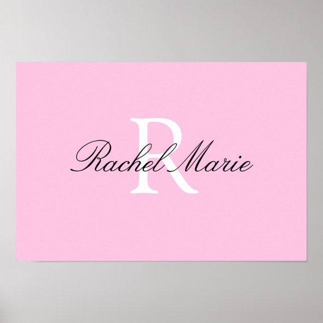 Custom name nursery art poster (Front)