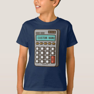 Custom Name on Calculator T-Shirt