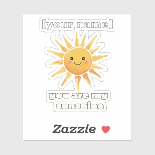 Custom Name or Text Custom Cut Vinyl Sticker (Sheet)