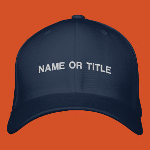 Custom Name or Title Embroidered Hat