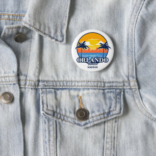 Custom Name Orlando Florida 2 Inch Round Button