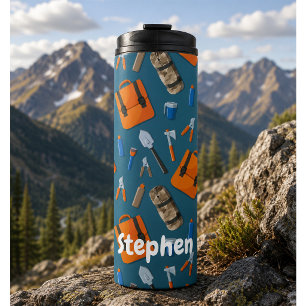 Custom Name Outdoor Gear Pattern  Thermal Tumbler