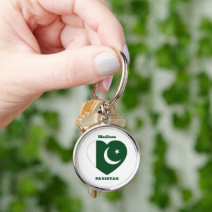 Custom Name Pakistan Keychain