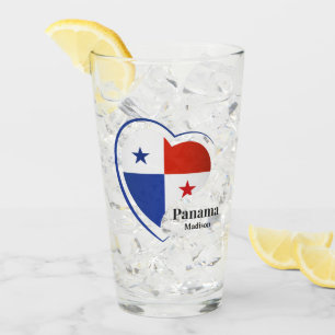Custom Name Panama Love Glass