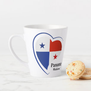 Custom Name Panama Love Latte Mug