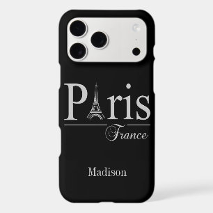 Custom name Paris France phone cases