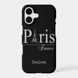 Custom name Paris France phone cases