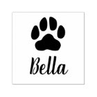 Custom Name Paw Print Self Inking Stamp