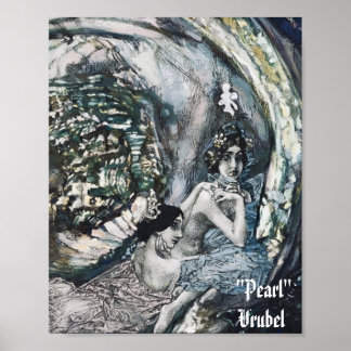Custom name "Pearl" - Women Art by Mikhail Vrubel Poster