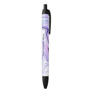 Custom Name Pens with Elegant Shades of Purple