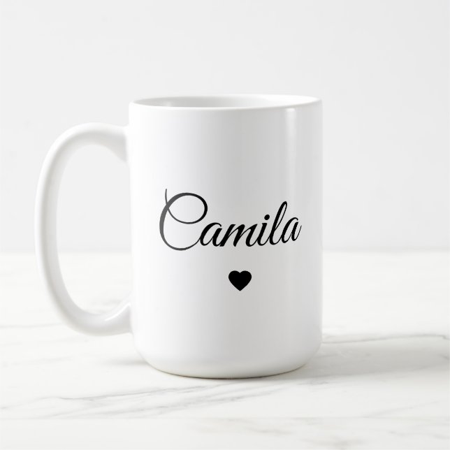 Custom Name Personalized Coffee Mug (Left)