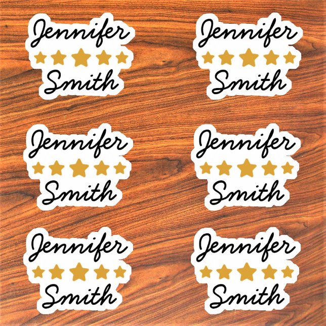 Custom Name Personalized Contour Stickers (Creator Uploaded)