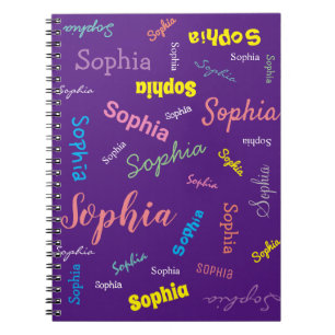 Custom Name Personalized Girl Notebook
