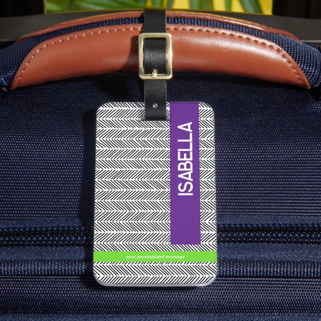 Custom Name | Personalized  Luggage Tag (Front Insitu 2)