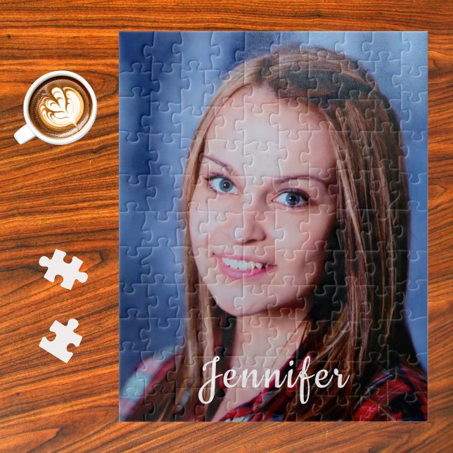 Custom Name Personalized Photo Jigsaw Puzzle (Creator Uploaded)