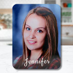 Custom Name Personalized Photo Magnet<br><div class="desc">Upload a photo, add a name, and easily create your personalized photo magnet. Click CUSTOMIZE to change the text colour or text size. You can TRANSFER this DESIGN on other Zazzle products and adjust it to fit most of the Zazzle items. You can also click the CUSTOMIZE button to add,...</div>