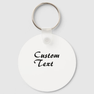 Custom Name Personalized Text Keychain