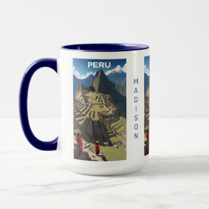 Custom Name Peru Machu Picchu Mug