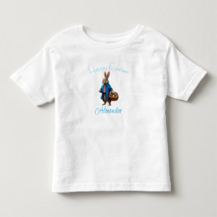 Custom Name Peter Easter Egg Basket Toddler T-shirt