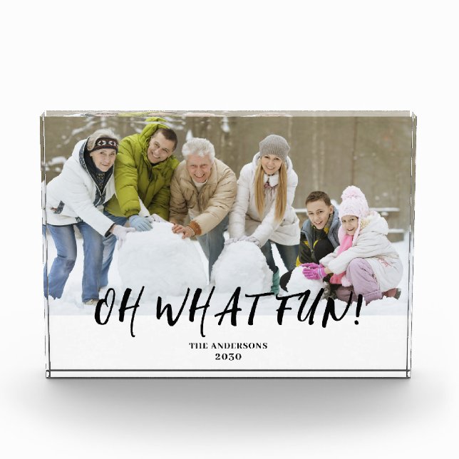 Custom Name  Photo Block (Front)