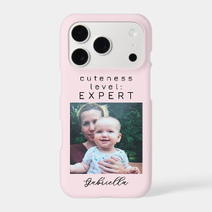 Custom Name Photo Funny Cute Kid Pastel Pink Chic