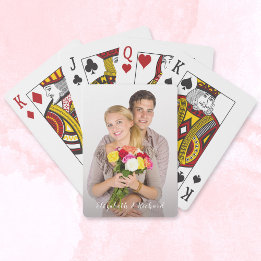 Custom Name Photo Playing Cards