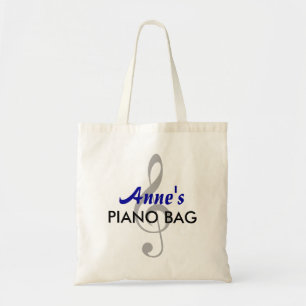 Custom Name Piano Bag - Blue